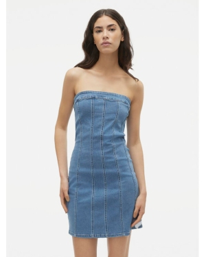 Vero Moda Sukienka jeansowa Zoie 10310272 Niebieski Slim Fit