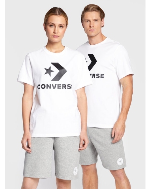 Converse T-Shirt Unisex Star Chevron 10024067-A02 Biały Regular Fit