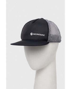 Montane czapka z daszkiem Active kolor czarny wzorzysta HATCA