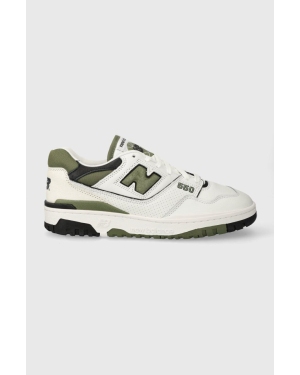 New Balance sneakersy skórzane 550 kolor biały BB550DOB