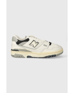 New Balance sneakersy skórzane 550 kolor biały BB550VGB