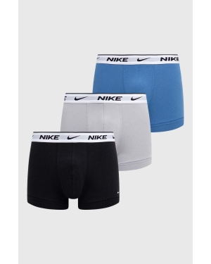 Nike bokserki 3-pack męskie kolor niebieski