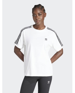 adidas T-Shirt 3-Stripes IR8051 Biały Regular Fit