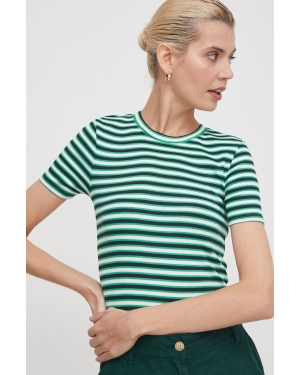 Pepe Jeans t-shirt damski kolor zielony
