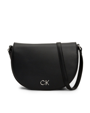 Calvin Klein Torebka Ck Daily Saddle Bag Pebble K60K611679 Czarny