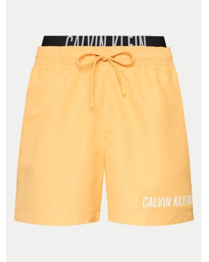 Calvin Klein Swimwear Szorty kąpielowe KM0KM00992 Pomarańczowy Regular Fit