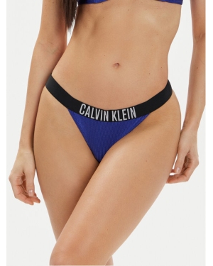 Calvin Klein Swimwear Dół od bikini KW0KW02392 Niebieski