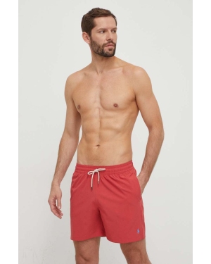Polo Ralph Lauren szorty kąpielowe kolor czerwony