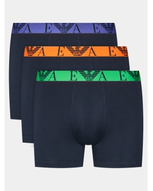 Emporio Armani Underwear Komplet 3 par bokserek 111473 4R715 70435 Granatowy