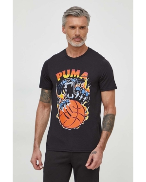 Puma t-shirt damski kolor fioletowy 586866