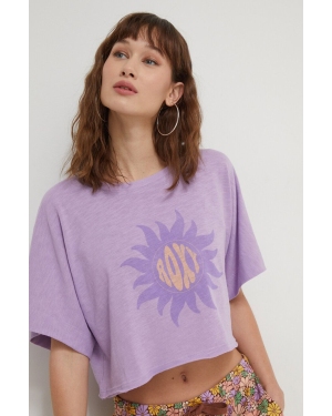 Roxy t-shirt damski kolor beżowy ERJZT05666