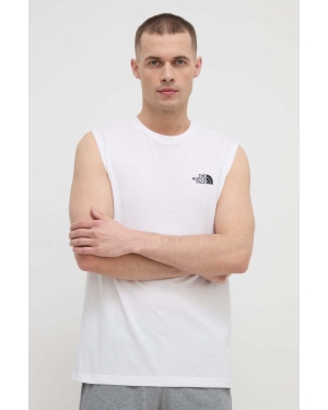 The North Face t-shirt męski kolor biały