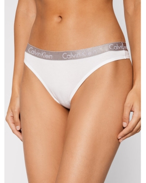 Calvin Klein Underwear Stringi 000QD3539E Biały