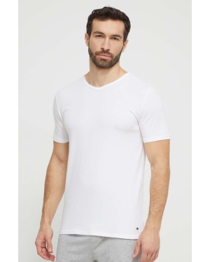 Tommy Hilfiger t-shirt bawełniany 3-pack męski kolor biały gładki