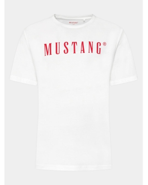 Mustang T-Shirt Austin 1014695 Biały Regular Fit