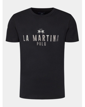 La Martina T-Shirt YMR322 JS206 Czarny Regular Fit