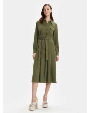 MAX&Co. Sukienka koszulowa Armilla 2416221032200 Zielony Regular Fit