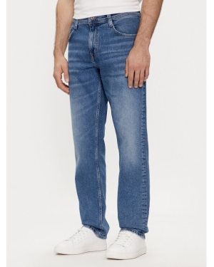 Mustang Jeansy Denver 1014878 Granatowy Straight Fit