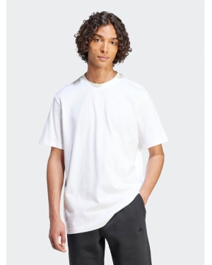 adidas T-Shirt IR8364 Biały Loose Fit
