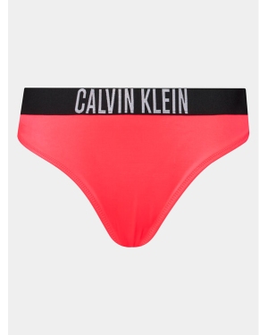 Calvin Klein Swimwear Dół od bikini KW0KW02509 Czerwony