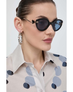 Vivienne Westwood okulary przeciwsłoneczne damskie kolor czarny