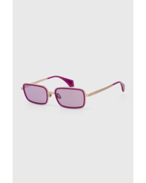 Vivienne Westwood okulary przeciwsłoneczne damskie kolor fioletowy