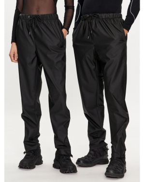 Rains Spodnie przeciwdeszczowe Rain Pants Slim W3 18580 Czarny Slim Fit