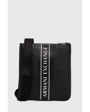 Armani Exchange saszetka kolor czarny
