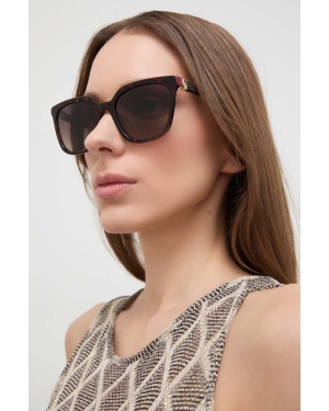 Carolina Herrera okulary przeciwsłoneczne damskie kolor brązowy
