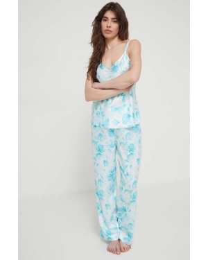 Lauren Ralph Lauren piżama damska kolor niebieski