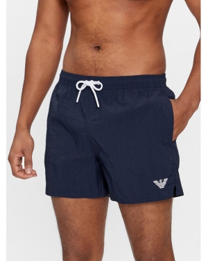 Emporio Armani Underwear Szorty kąpielowe 211756 4R422 06935 Granatowy Regular Fit