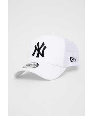 New Era czapka kolor biały z aplikacją 12285467.WHITE-WHITE