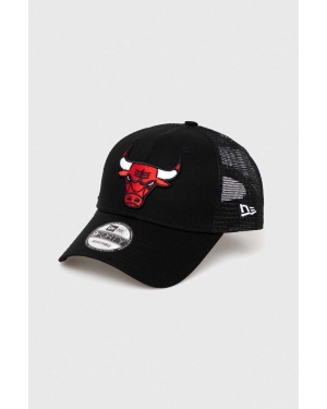 New Era czapka z daszkiem kolor czarny z aplikacją CHICAGO BULLS