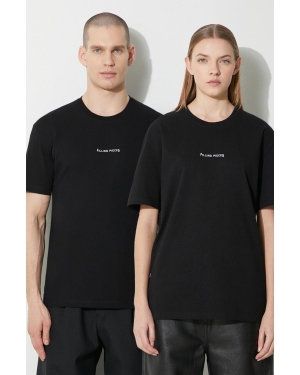 Filling Pieces t-shirt bawełniany Slim kolor czarny z nadrukiem 74434001861
