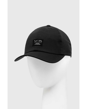 Salewa czapka z daszkiem Fanes Light kolor czarny z aplikacją