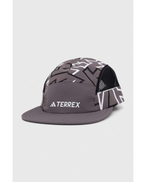 adidas TERREX czapka z daszkiem kolor szary wzorzysta IN8287