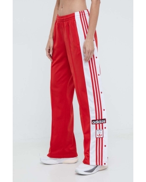 adidas Originals spodnie dresowe Adibreak Pant kolor czerwony wzorzyste IP0620