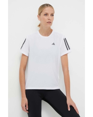 adidas Performance t-shirt do biegania Own the Run kolor biały IK7442