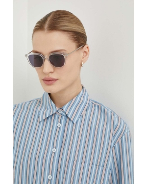 AllSaints okulary przeciwsłoneczne damskie kolor transparentny