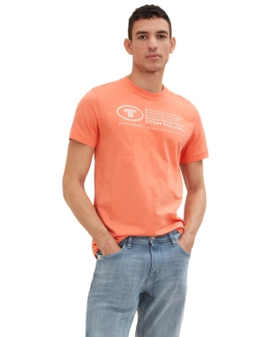 Tom Tailor T-Shirt 1035611 Pomarańczowy Regular Fit