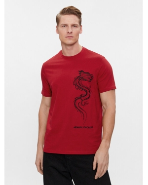 Armani Exchange T-Shirt 3DZTDD ZJ9JZ 1435 Czerwony Regular Fit