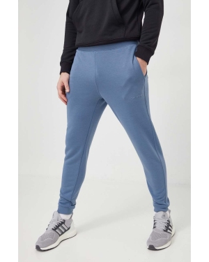 Calvin Klein Performance spodnie treningowe kolor niebieski gładkie