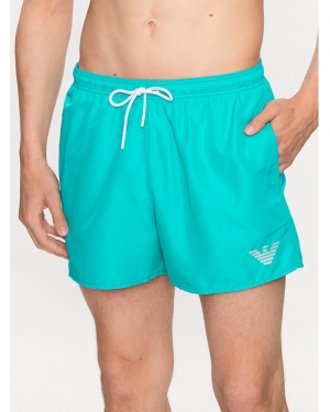 Emporio Armani Underwear Szorty kąpielowe 211752 3R438 00032 Turkusowy Regular Fit