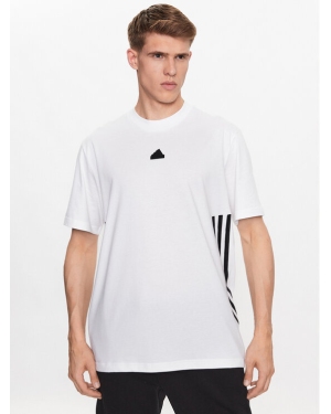 adidas T-Shirt IN1612 Biały Loose Fit