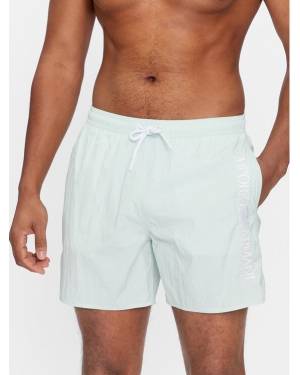 Emporio Armani Underwear Szorty kąpielowe 211740 4R422 02783 Zielony Regular Fit