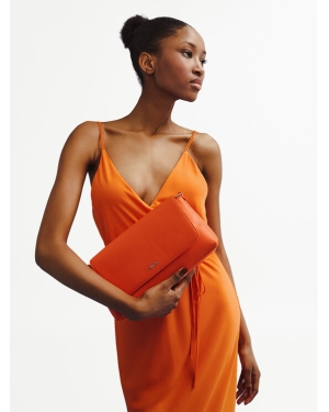 Calvin Klein Sukienka letnia K20K206776 Pomarańczowy Regular Fit