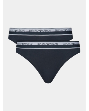 Emporio Armani Underwear Komplet 2 par fig brazylijskich 163337 4R227 00135 Granatowy