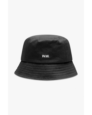 Wood Wood kapelusz bawełniany Ossian Bucket Hat 12240817-7083 BLACK kolor czarny bawełniany 12240817.7083-DUSTYGREEN