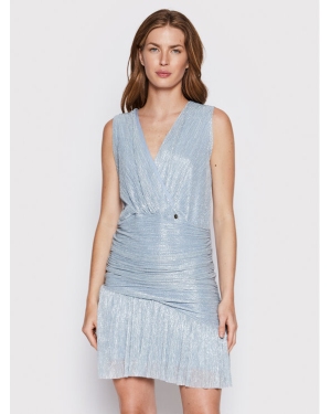 Rinascimento Sukienka koktajlowa CFC0108524003 Niebieski Regular Fit