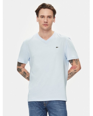 Lacoste T-Shirt TH2036 Błękitny Regular Fit
